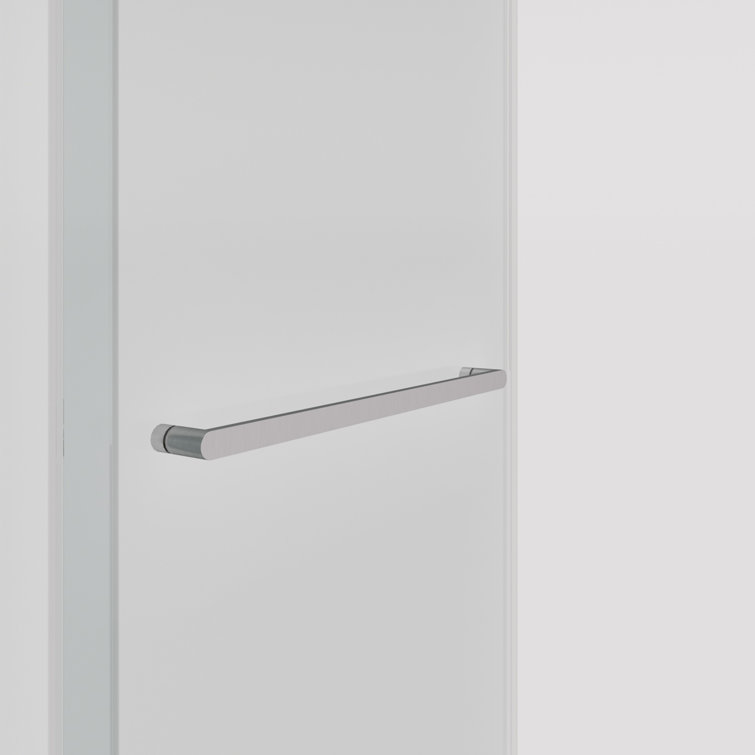 Oceanus 55''-59'' Frameless Clear Tempered Glass Shower Door