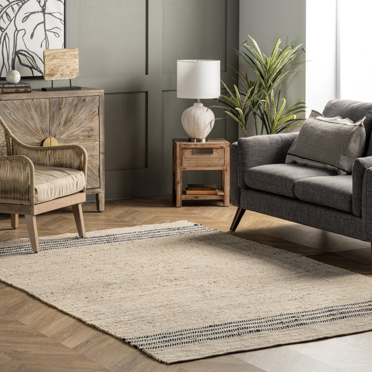 Lauren Liess Natural Jute Striped 4' x 6' Area Rug