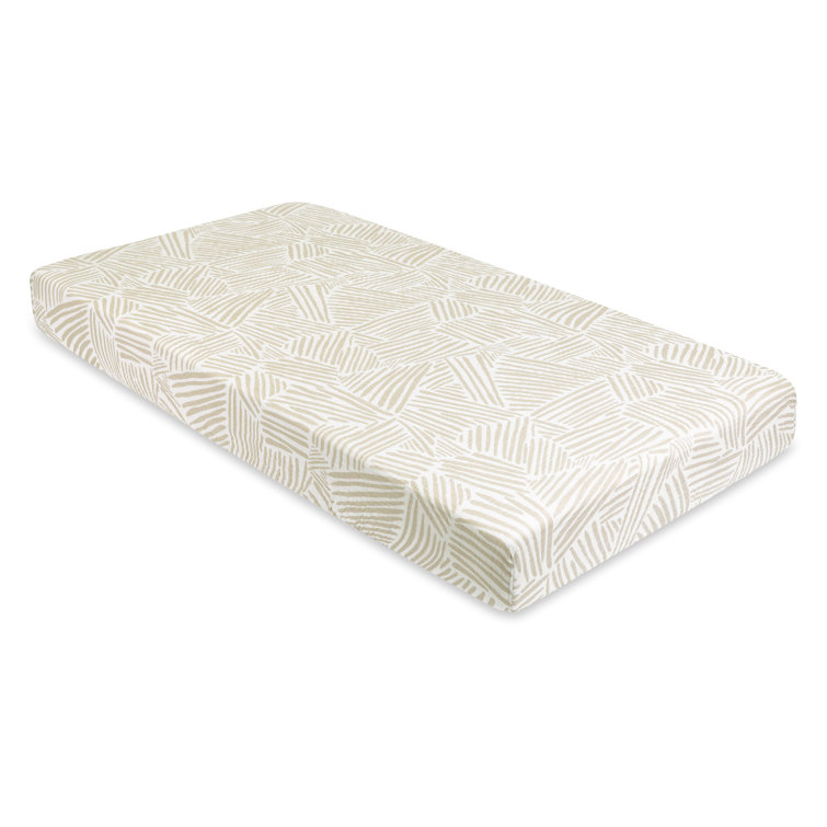 Organic Cotton Oat Stripe Toddler Crib Sheet