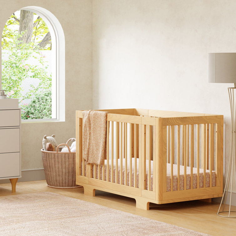Natural Pine 8-in-1 Convertible Crib with Conversion Kits