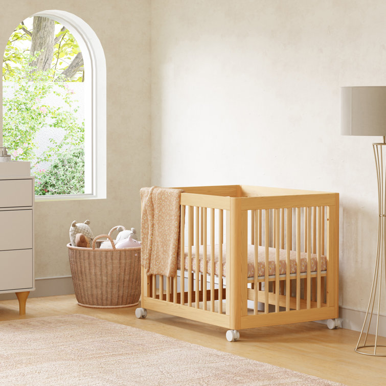 Natural Pine 8-in-1 Convertible Crib with Conversion Kits