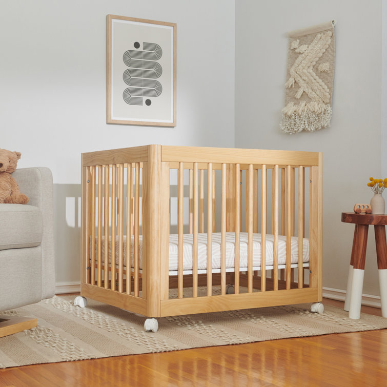 Natural Pine 8-in-1 Convertible Crib with Conversion Kits