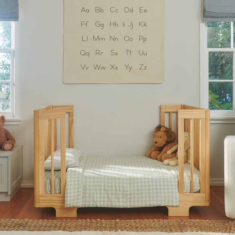 Natural Pine 8-in-1 Convertible Crib with Conversion Kits