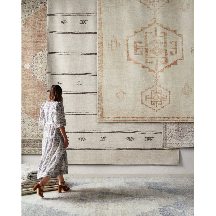 Handmade Flat Woven Ivory Sheepskin Reversible Rug 6' x 9'