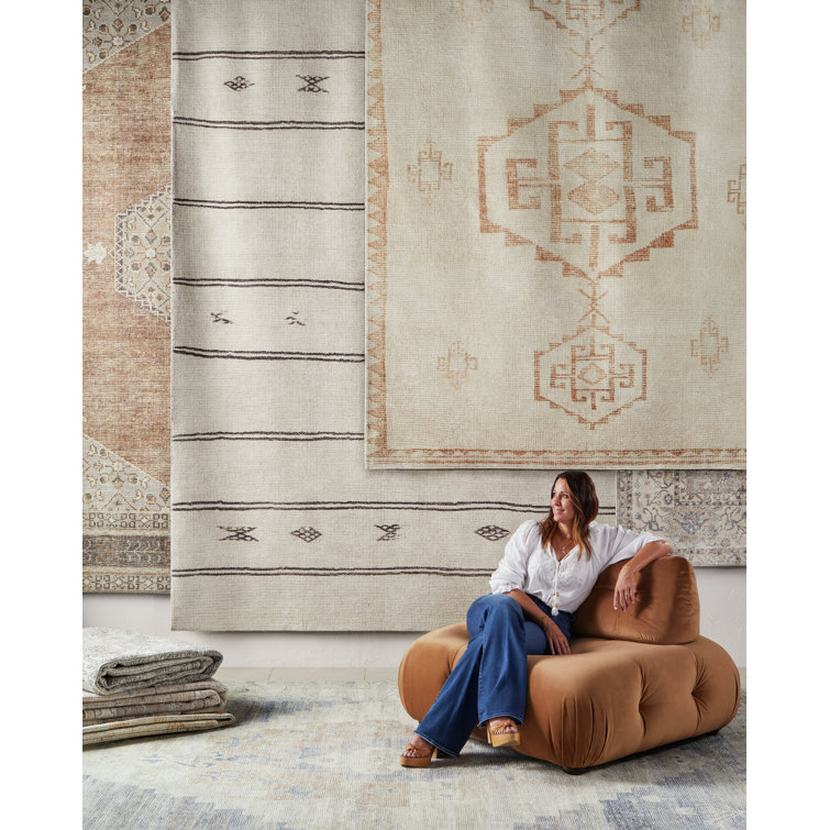 Handmade Flat Woven Ivory Sheepskin Reversible Rug 6' x 9'