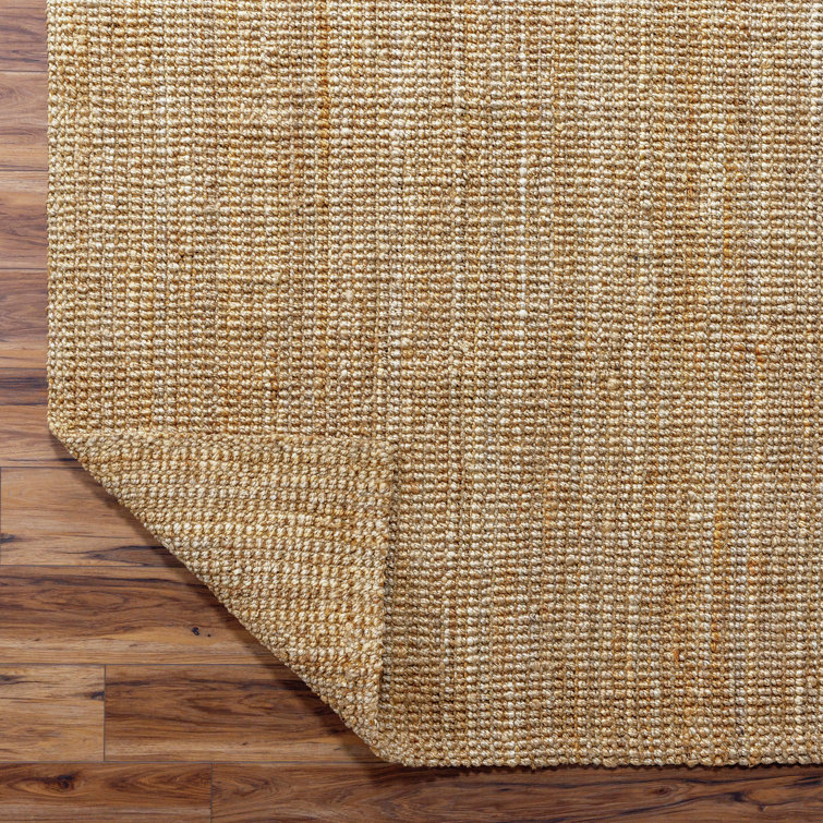 Handmade Flat Woven Ivory Sheepskin Reversible Rug 6' x 9'