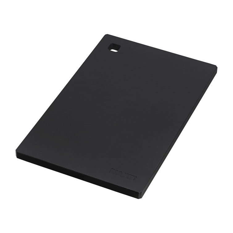 17" x 11" Black Resin Heavy-Duty Cutting Board