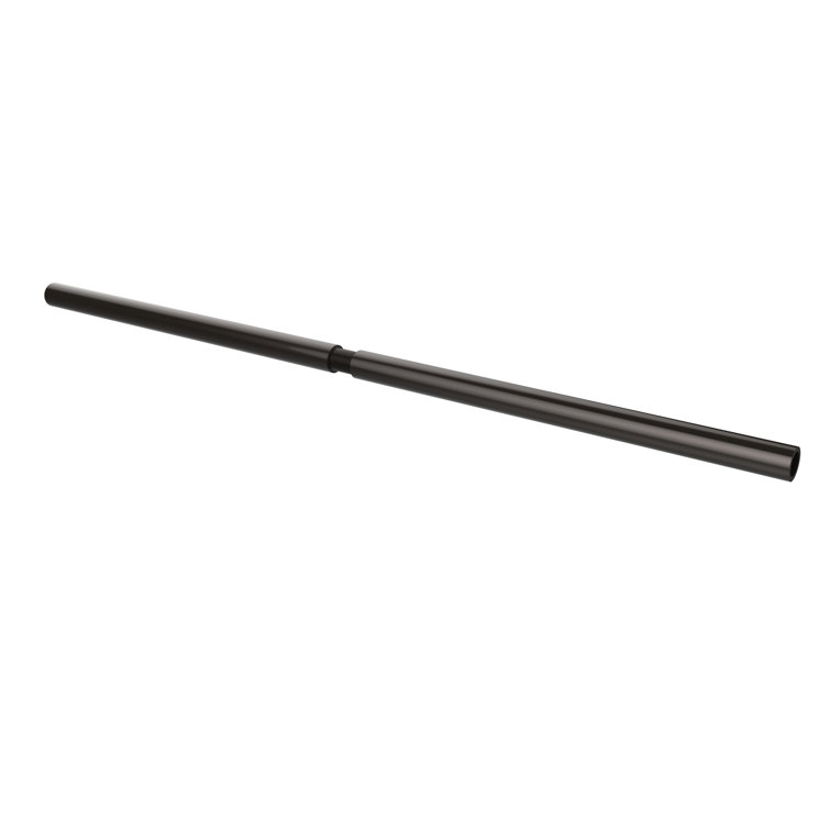 Polished Nickel 60" Solid Brass Straight Shower Curtain Rod