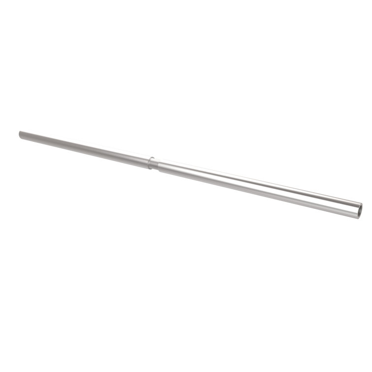 Polished Nickel 60" Solid Brass Straight Shower Curtain Rod