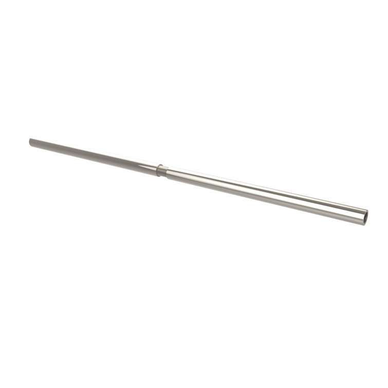 Polished Nickel 60" Solid Brass Straight Shower Curtain Rod