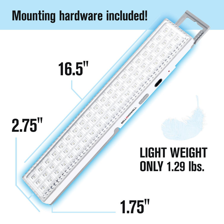 Bell+Howell 720-Lumens Rechargeable LED Light Bar with Stand