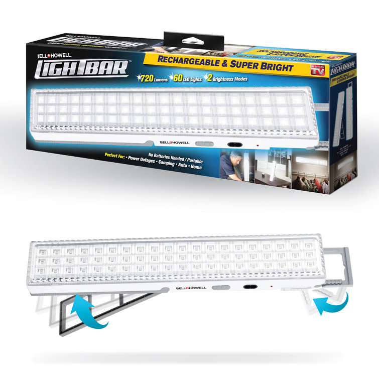Bell+Howell 720-Lumens Rechargeable LED Light Bar with Stand