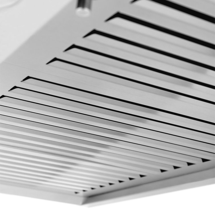 36" Stainless Steel Convertible Wall Mount Range Hood with Charcoal Filter