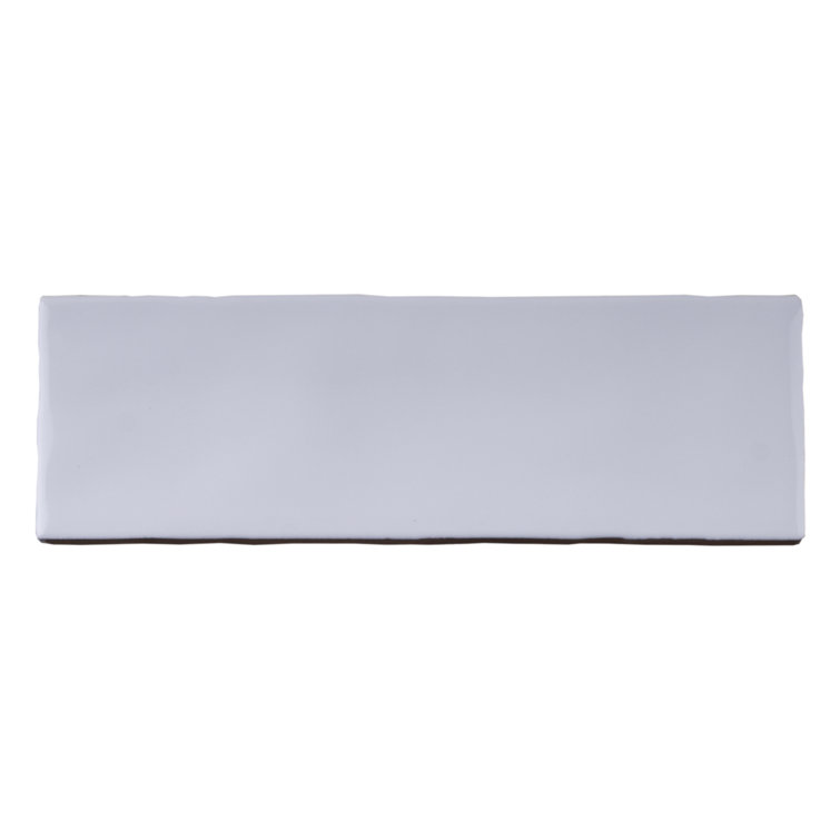 Blanco White Glossy Porcelain Subway Wall and Floor Tile