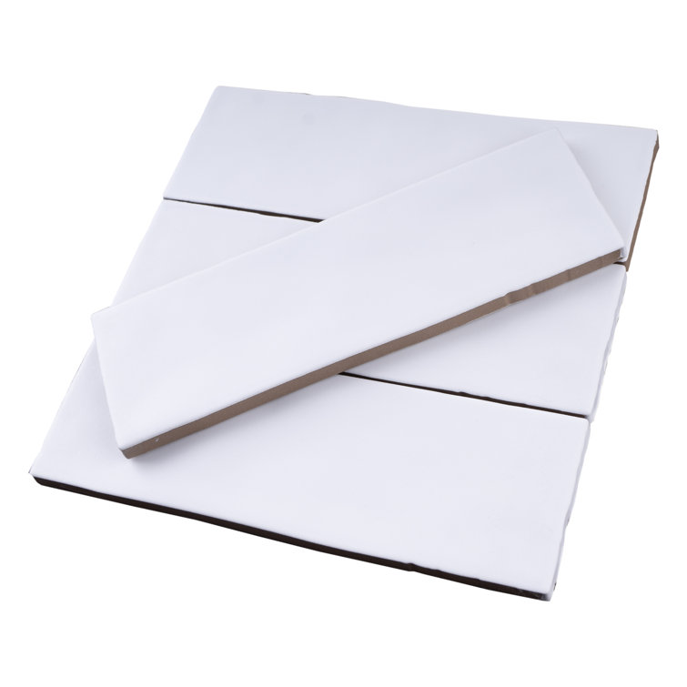 Blanco White Matte Porcelain Rectangular Wall and Floor Tile