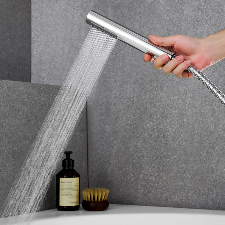 Sorlia Chrome Deck-Mount Roman Tub Faucet with Handshower