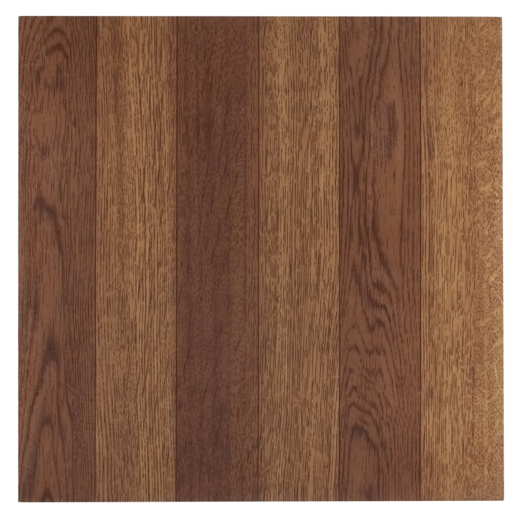 Medium Oak 12"x12" Peel & Stick Vinyl Floor Tiles
