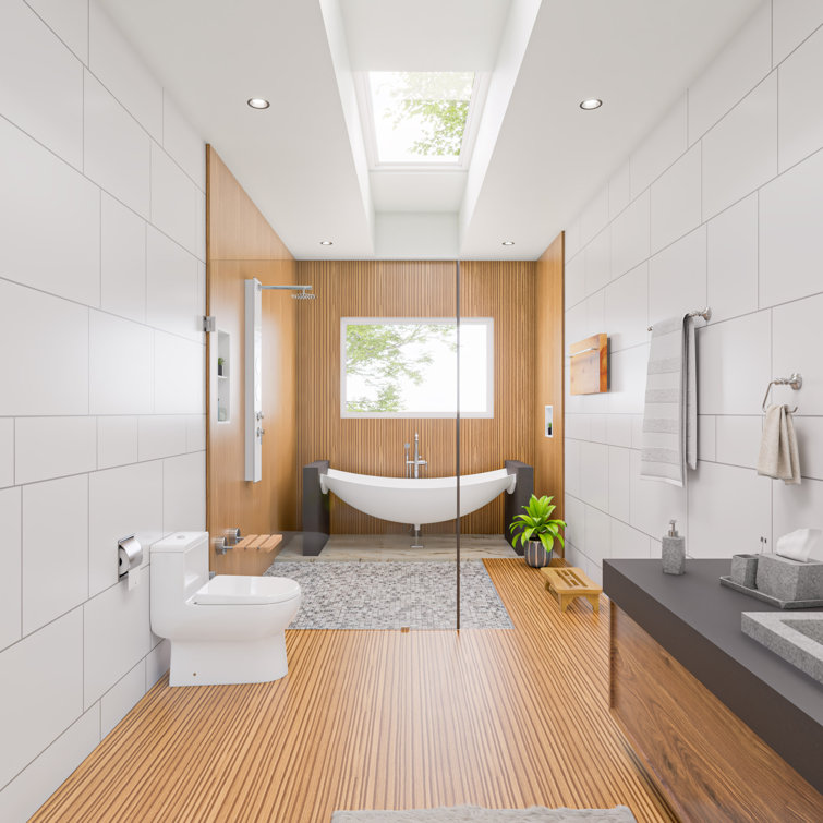 White High Efficiency Dual Flush One-Piece Toilet with Soft-Close Seat