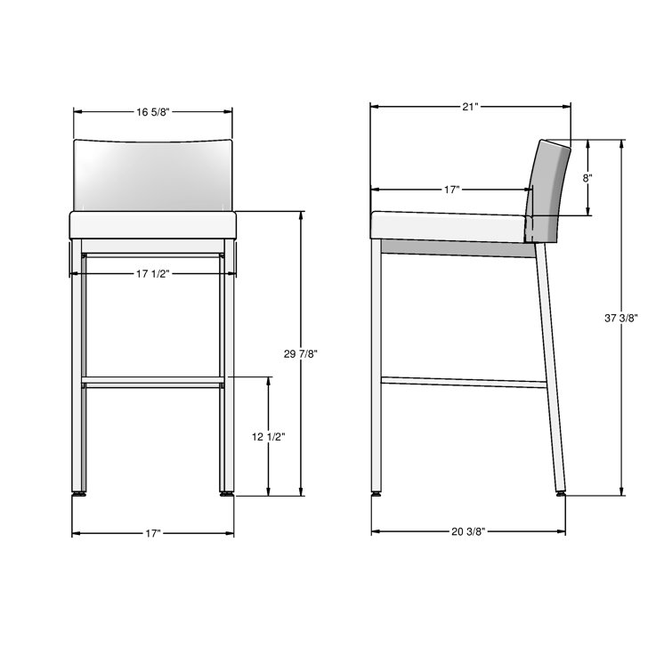 White Leather and Wood Swivel Bar Stool with Metal Frame
