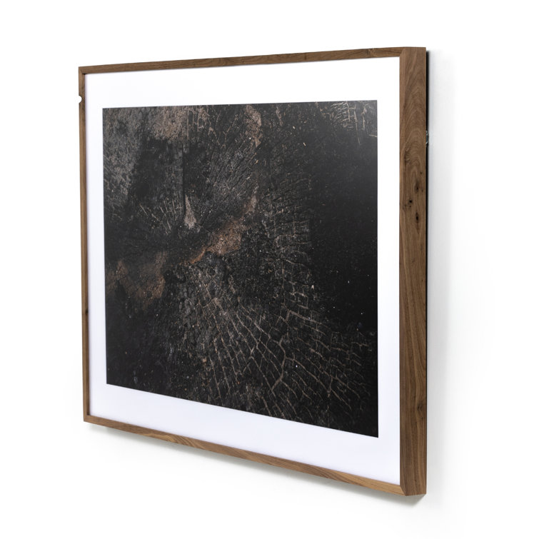 Char XI Large Walnut Framed Canvas Print