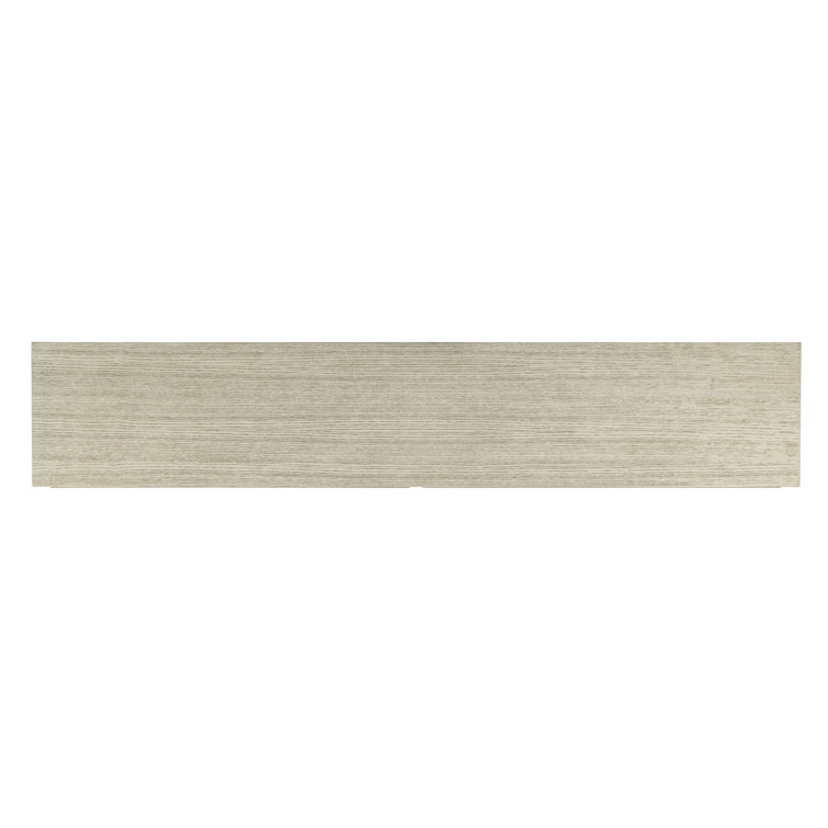 Luna Ash and Brass Adjustable 4-Shelf Bookcase with Glass Shelves