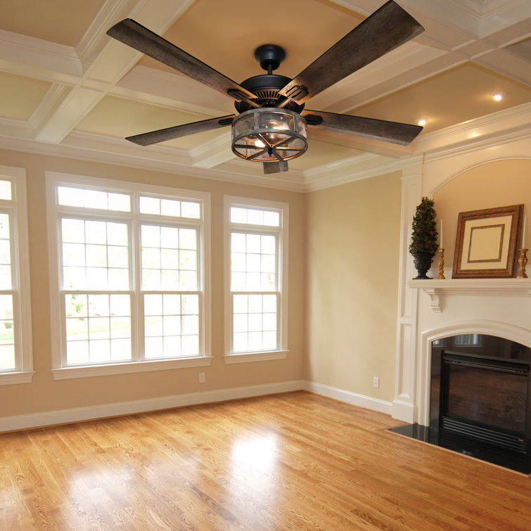 52" Oil Rubbed Bronze WiFi Smart Ceiling Fan with LED Light