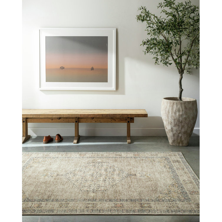 Handmade Black Medallion Synthetic 8' x 10' Area Rug