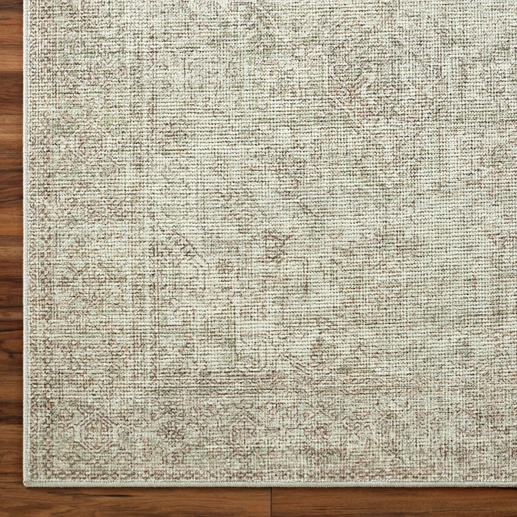 Becki Owens Green Synthetic Rectangular Area Rug 7'10" x 10'