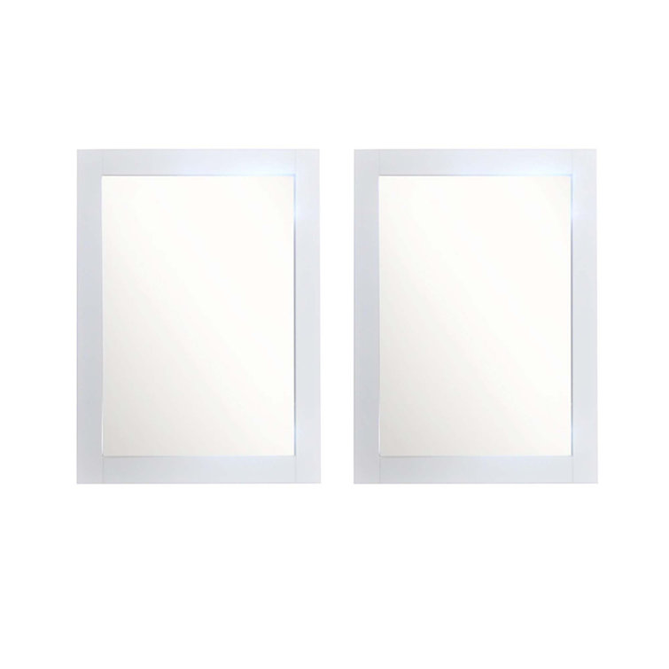 Aimee-Lynn 48'' White Double Vanity Set with Carrara Marble Top