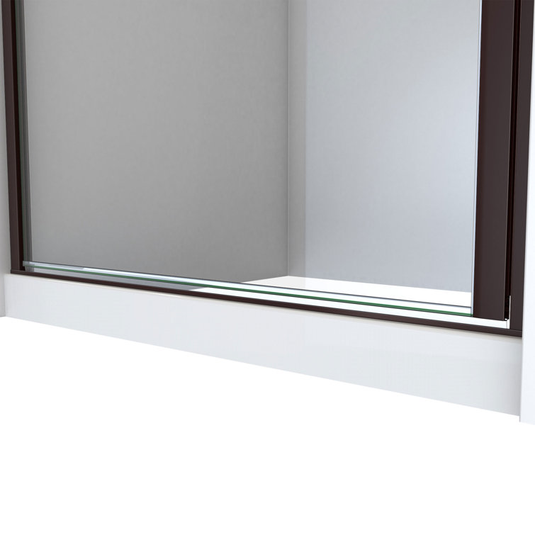 Alliance Oil Rubbed Bronze 28" x 66" Semi-Frameless Shower Door