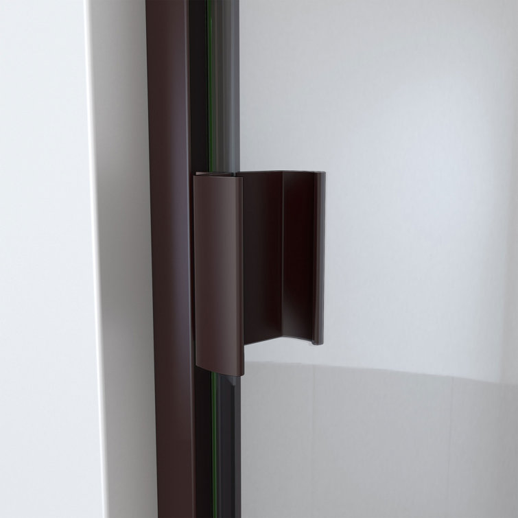 Alliance Oil Rubbed Bronze 28" x 66" Semi-Frameless Shower Door