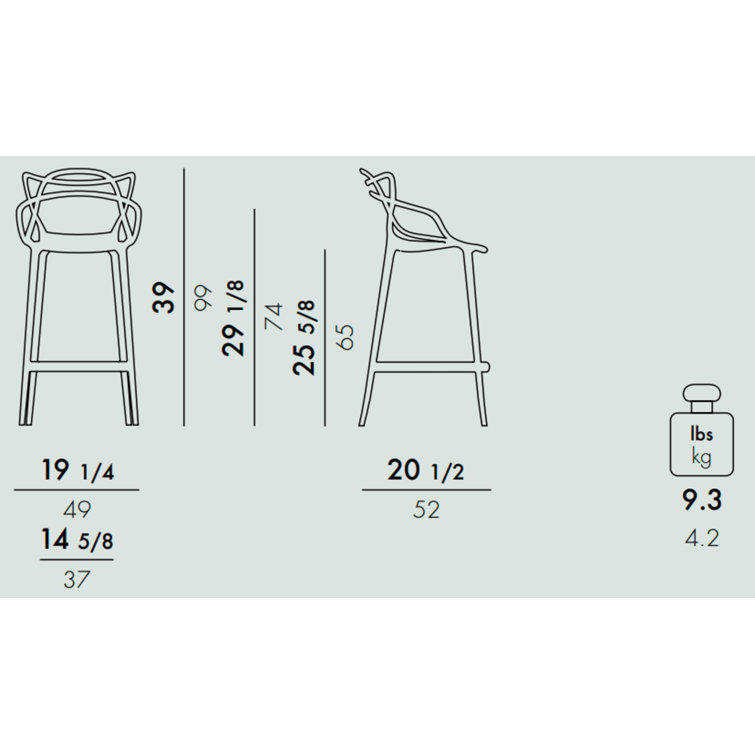 Philippe Starck Metallic Gold Masters Bar Stool