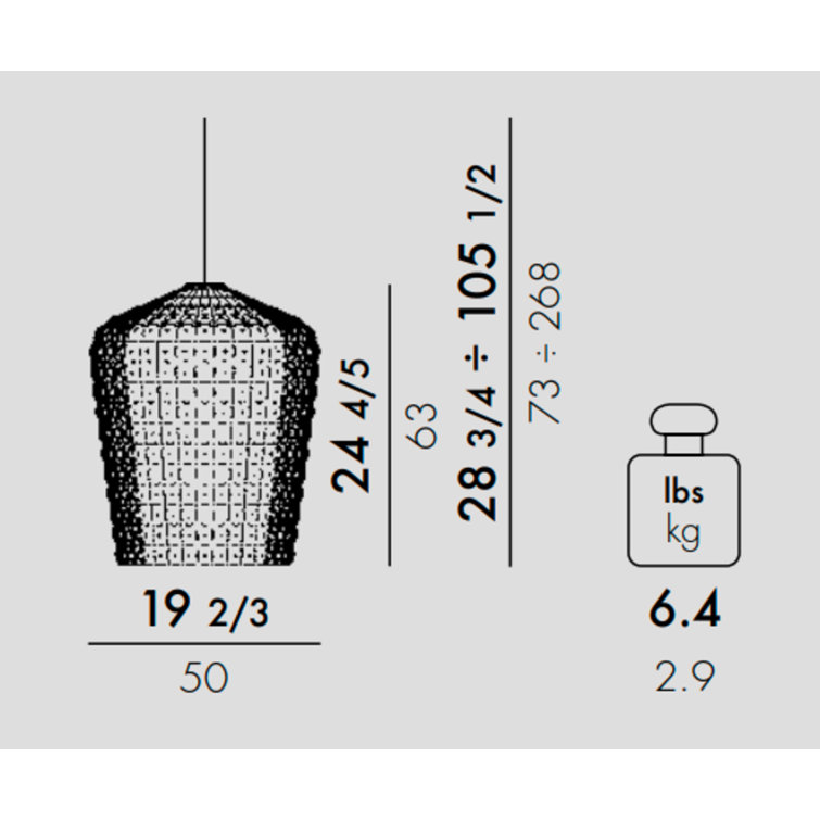 Elegant Kabuki Black Crystal LED Suspension Pendant
