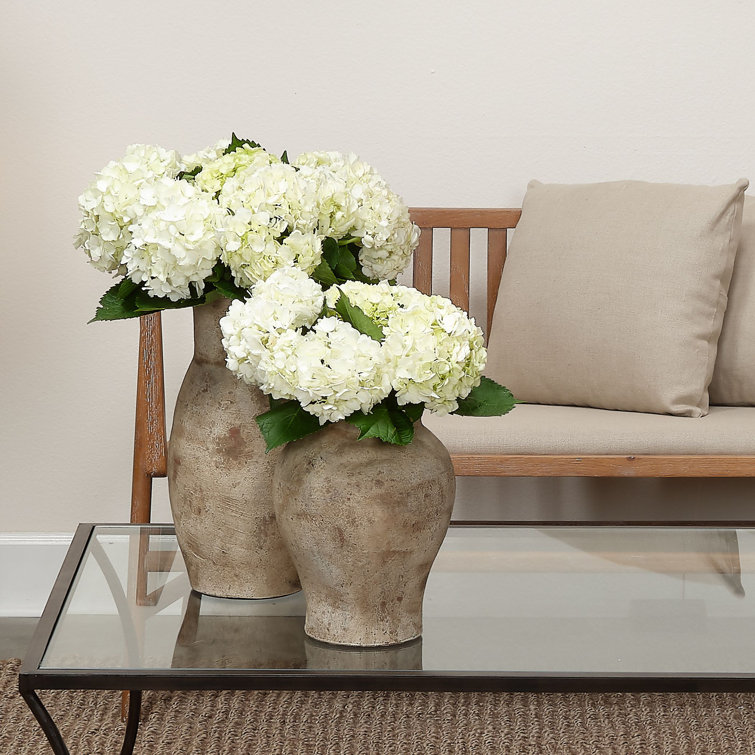 Handcrafted Hazelnut Ceramic Decorative Table Vase