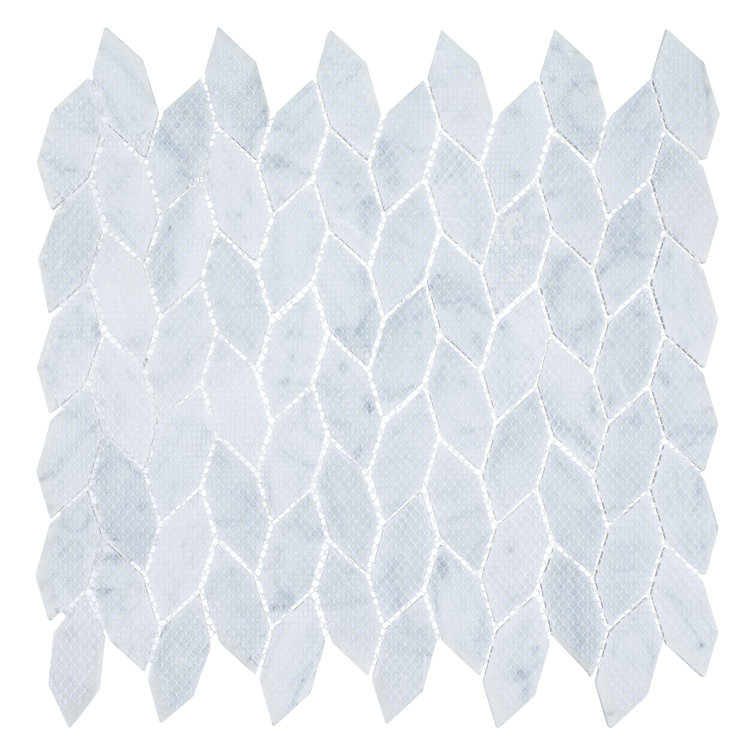 Duv Gray Matte Hexagon Marble Mosaic Tile for Indoor and Outdoor