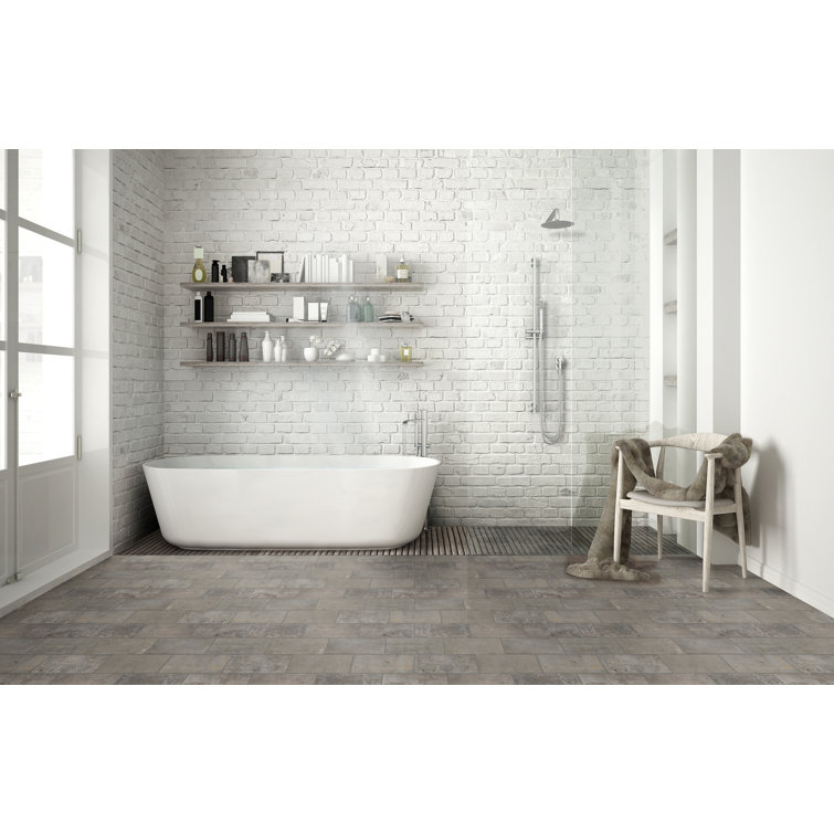 Capella Taupe Matte Porcelain Rectangular Floor and Wall Tile
