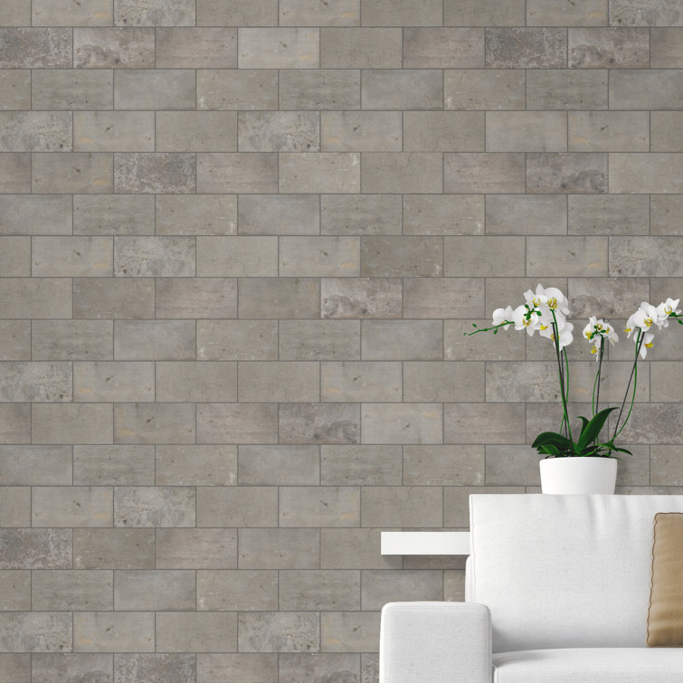 Capella Taupe Matte Porcelain Rectangular Floor and Wall Tile