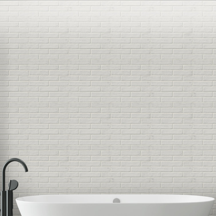 Capella Ivory Matte Porcelain Brick Wall and Floor Tile