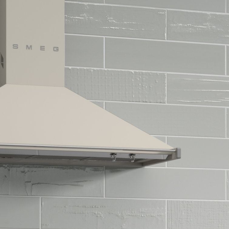 Perfecto Mirabella 4" x 16" Gray Glazed Ceramic Subway Tile