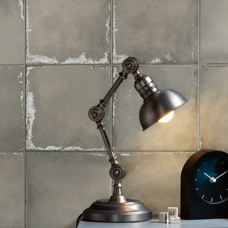 Poise 8" Gray Matte Porcelain Wall and Floor Tile