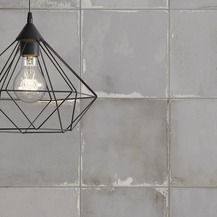 Poise 8" Matte White Porcelain Tile for Kitchen and Bathroom