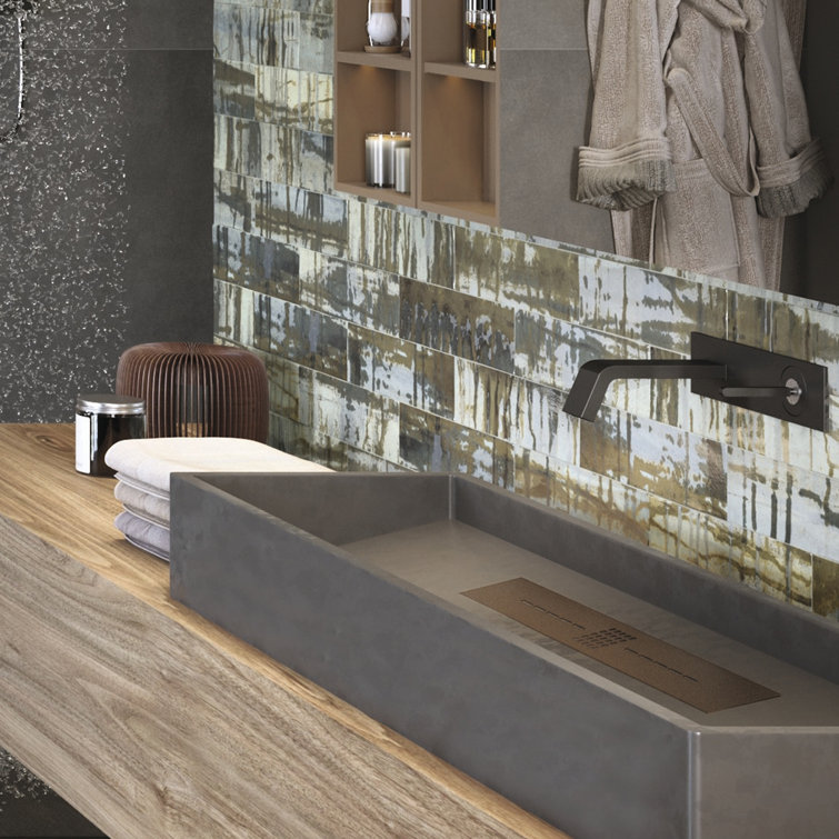 Homage 3x12 Brown Glazed Porcelain Subway Tile