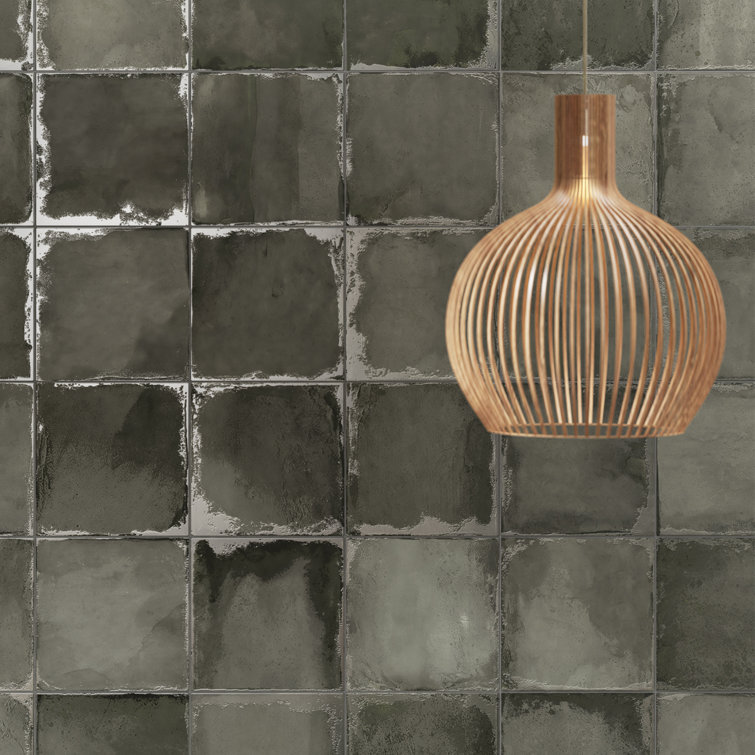 Poise 8" Matte Black Porcelain Subway Tile