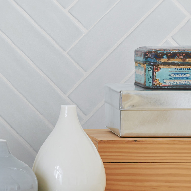 Magnet Blue Glossy Ceramic 2x10 Subway Tile