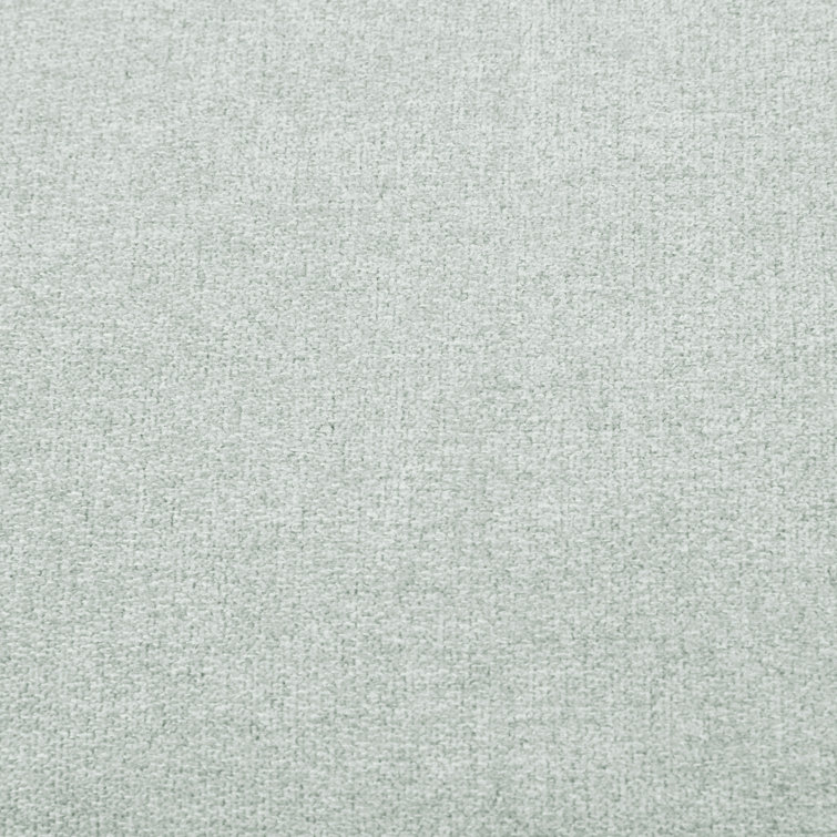 Light Sage Green Upholstered Wingback Side Chair with Wood Legs