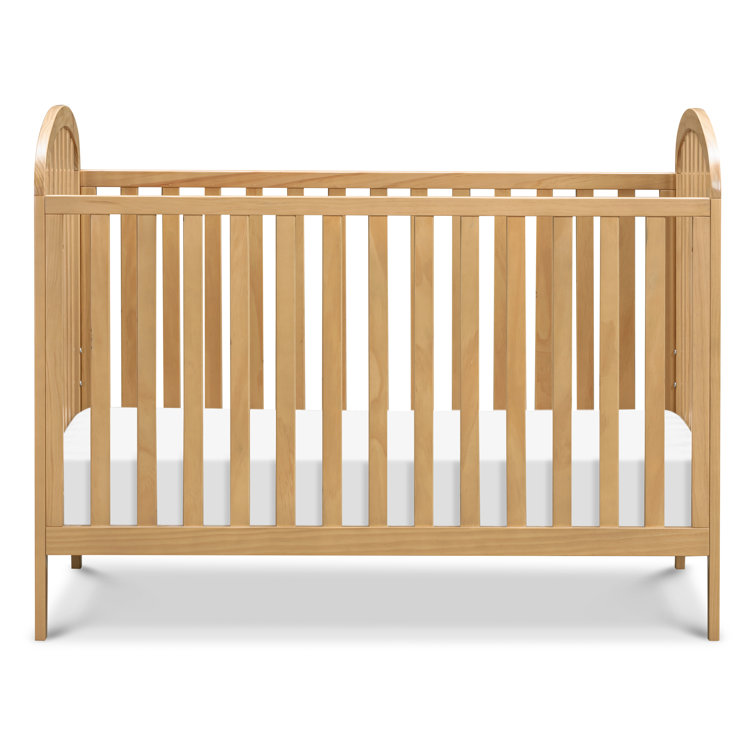 Honey Wood 3-in-1 Convertible Crib