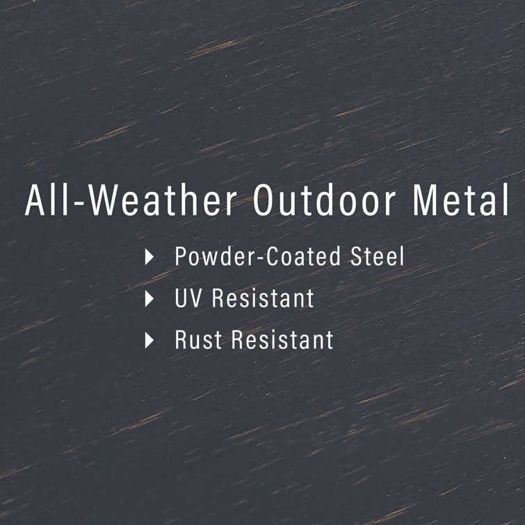 Kaplan 4 Piece Oatmeal Steel Outdoor Conversation Set with Fire Table