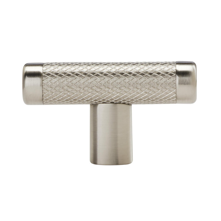 Bronx Satin Nickel 2-5/8" Knurled Cabinet Knob