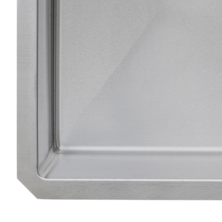 Ruvati 18" Stainless Steel Undermount Bar Prep Sink with Rounded Corners