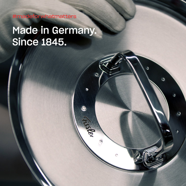 6.7 Quart Stainless Steel Stock Pot with Metal Lid